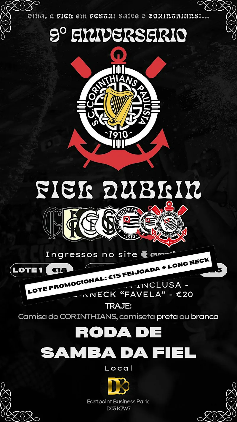 9 anos da Fiel Dublin
