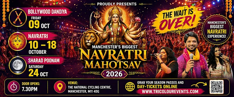 Manchester Navratri Mahotsav 2026 (Day Tickets)