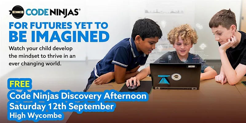 Code Ninjas High Wycombe Discovery Afternoon for Ages 5 to 14
