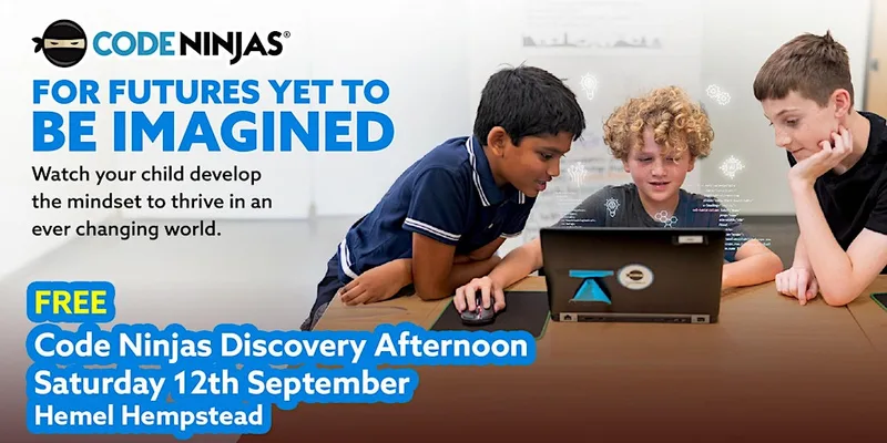 Code Ninjas Hemel Discovery Afternoon for Ages 5 to 14