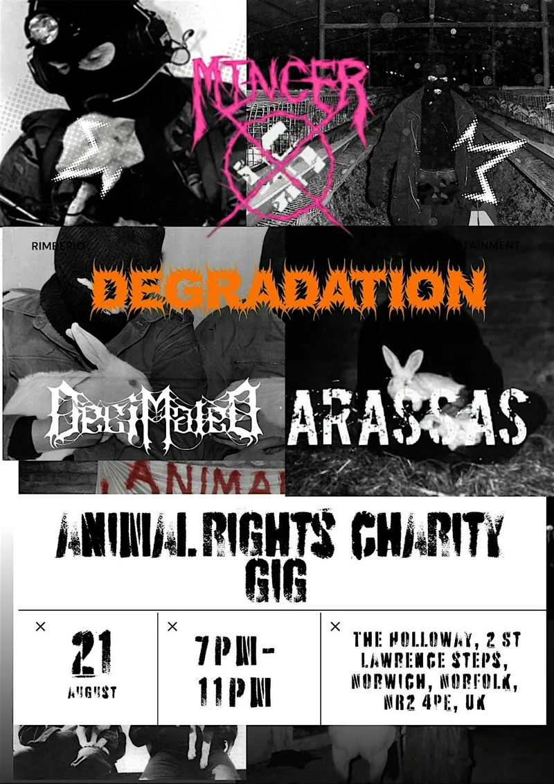 Animal rights charity gig