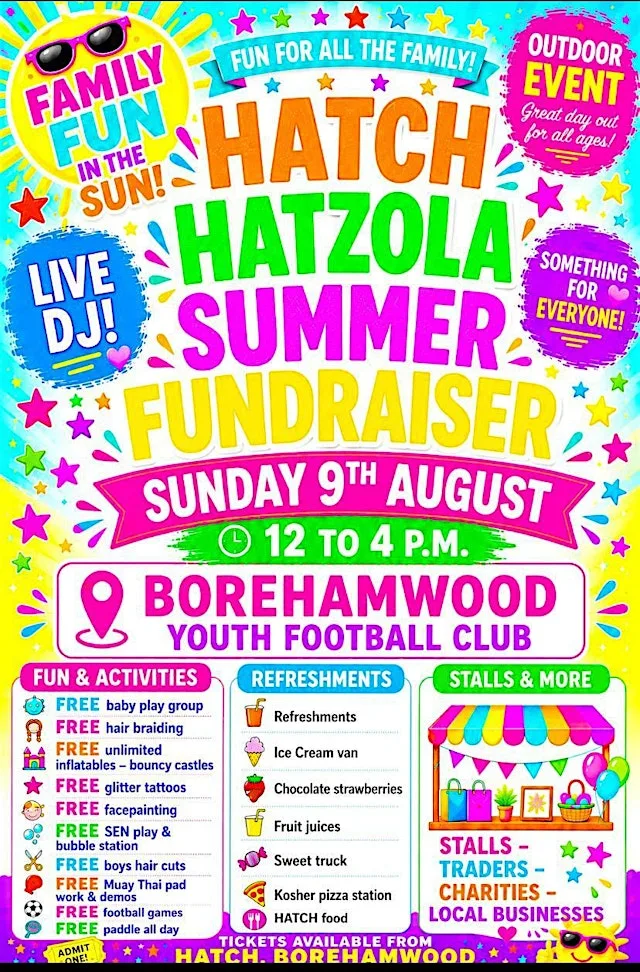 HATCH HATZOLA SUMMER FUNDRAISER