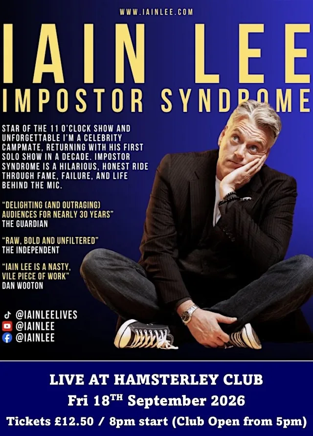 Iain Lee - Imposter Syndrome- Comedy night
