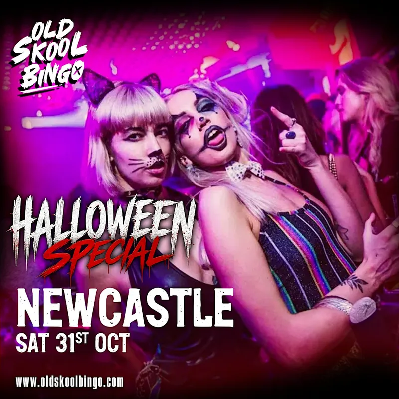Old Skool Bingo Sat 31st October Newcastle Halloween Special