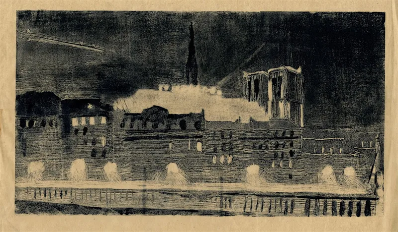 Axelle Ponsonnet: Drawing Notre Dame