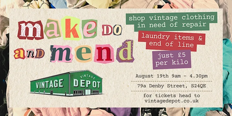 Make Do and Mend! Source Vintage Clothing for Reworking & Craft Projects!