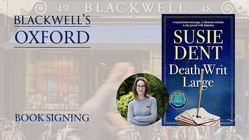 Susie Dent BOOK SIGNING 'Death Writ Large'