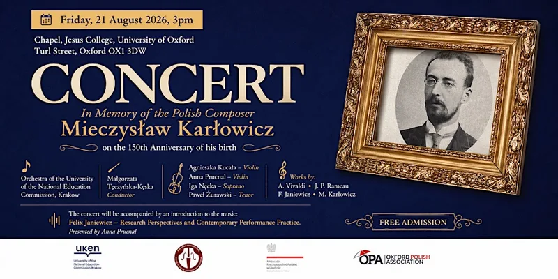 Concert in memory of the Mieczyslaw Karlowicz