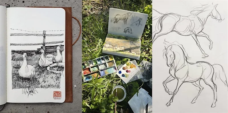 Chats & Crafts at the Farm | Animal Drawing & Painting