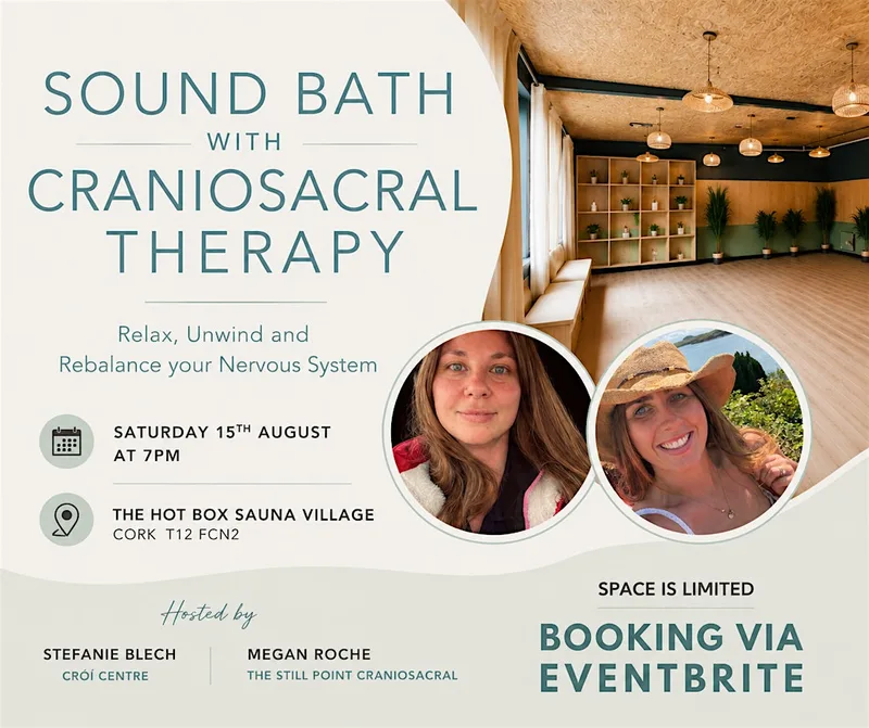 Sound Bath & CranioSacral at the Hot Box Sauna Studio