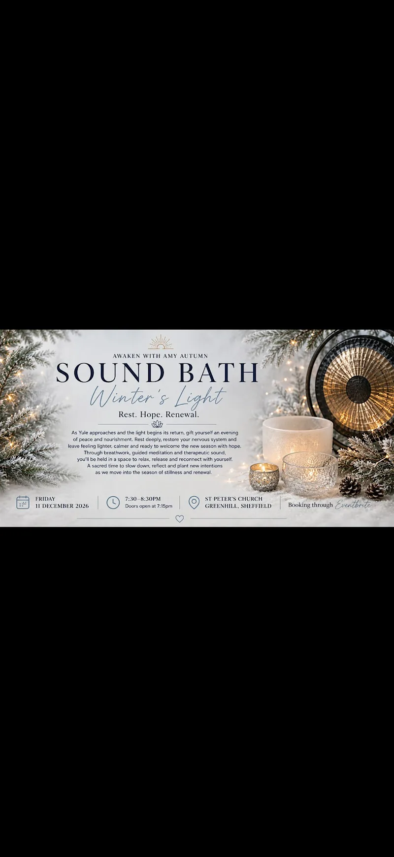 Winters Light Sound Bath