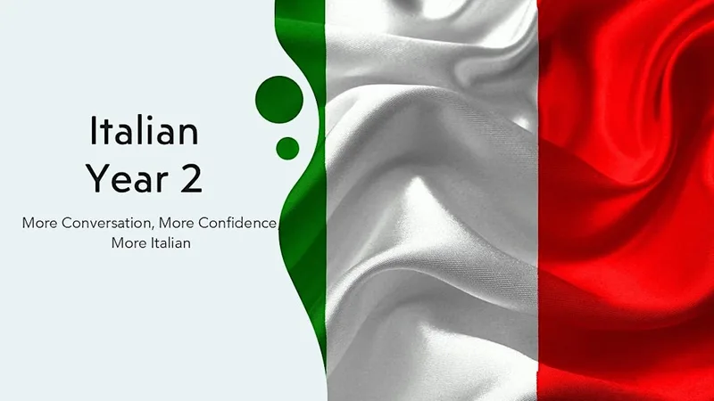 Italian Year 2 - Bury St Edmunds