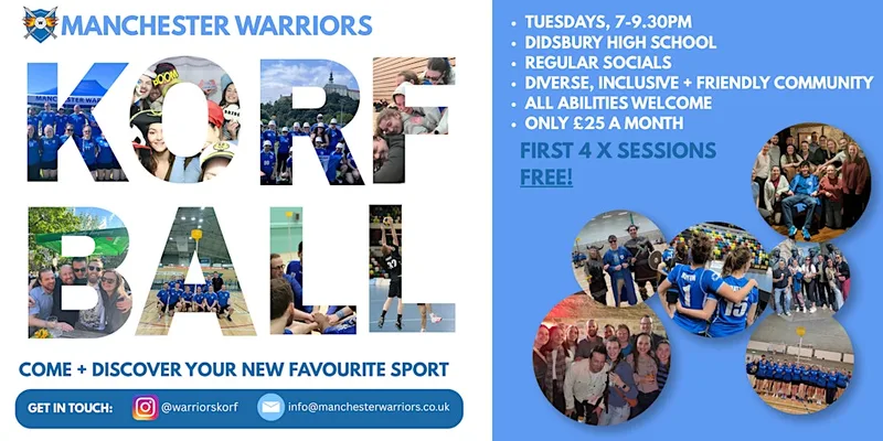 Manchester Warriors Korfball: Looking for friends, fitness & fun?