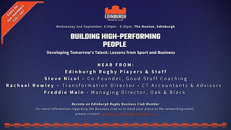 Building High Preforming People - Developing Tomorrow's Talent