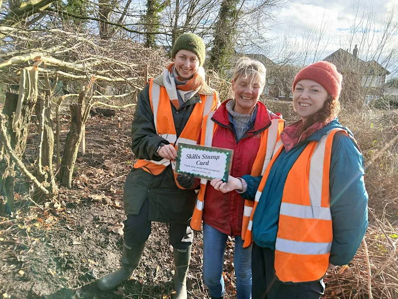 Citizen Forester Hedge Laying at William Wroe, Trafford