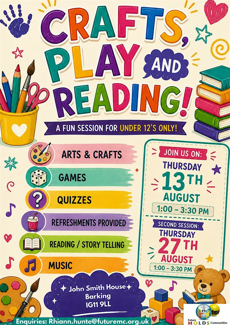 FMC Crafts, Play & Reading Session 1
