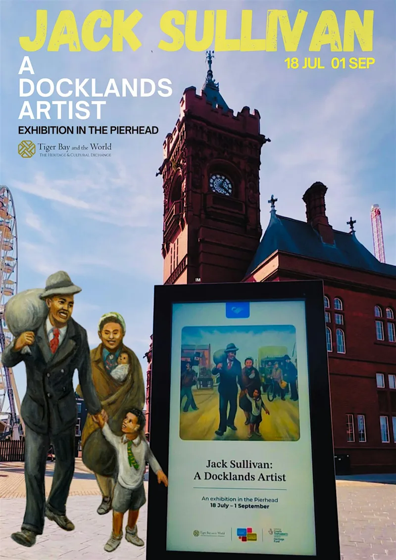 Jack Sullivan A Docklands Artist, exhibition in the Pierhead.