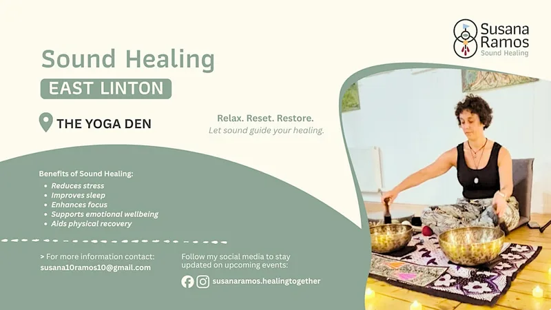 Sound Bath. The Yoga Den. EAST LINTON