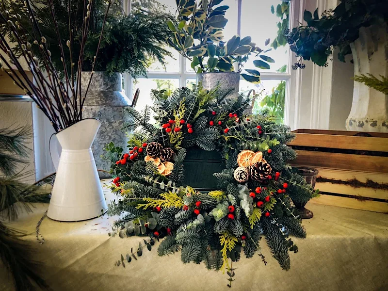 Christmas Wreath Workshop in Bristol