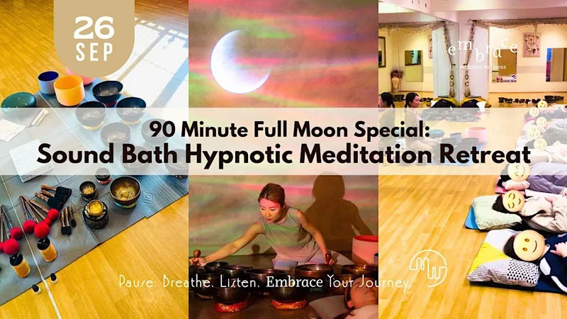 90-Min Hypnotic Sound Healing Retreat - Sound Bath & Guided Meditation (A)
