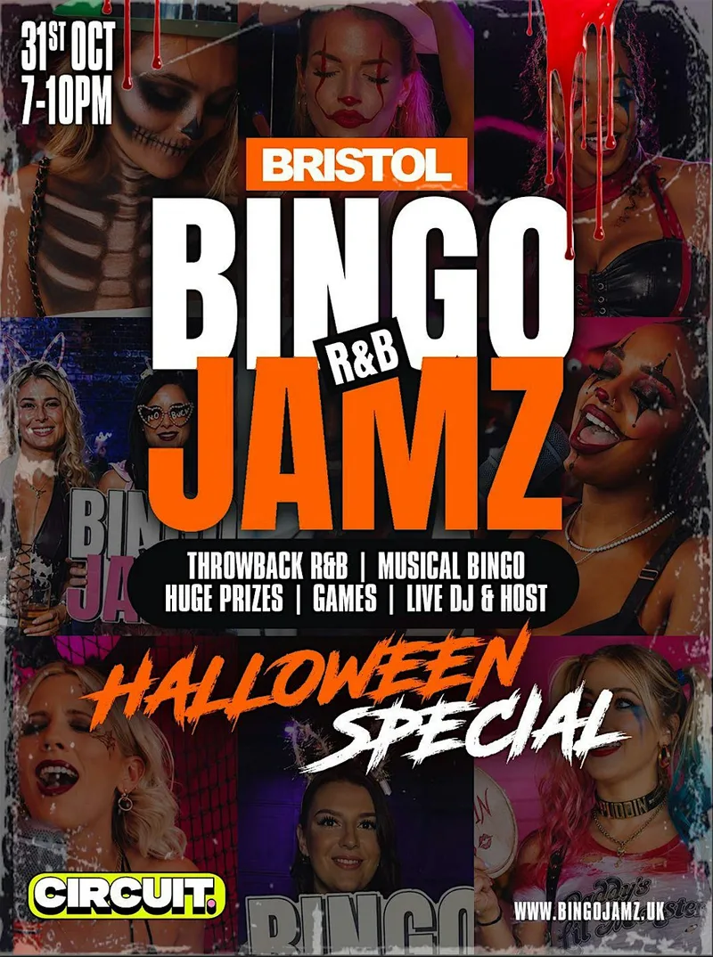 BINGO JAMZ BRISTOL : Halloween Edition - Sat 31st Oct