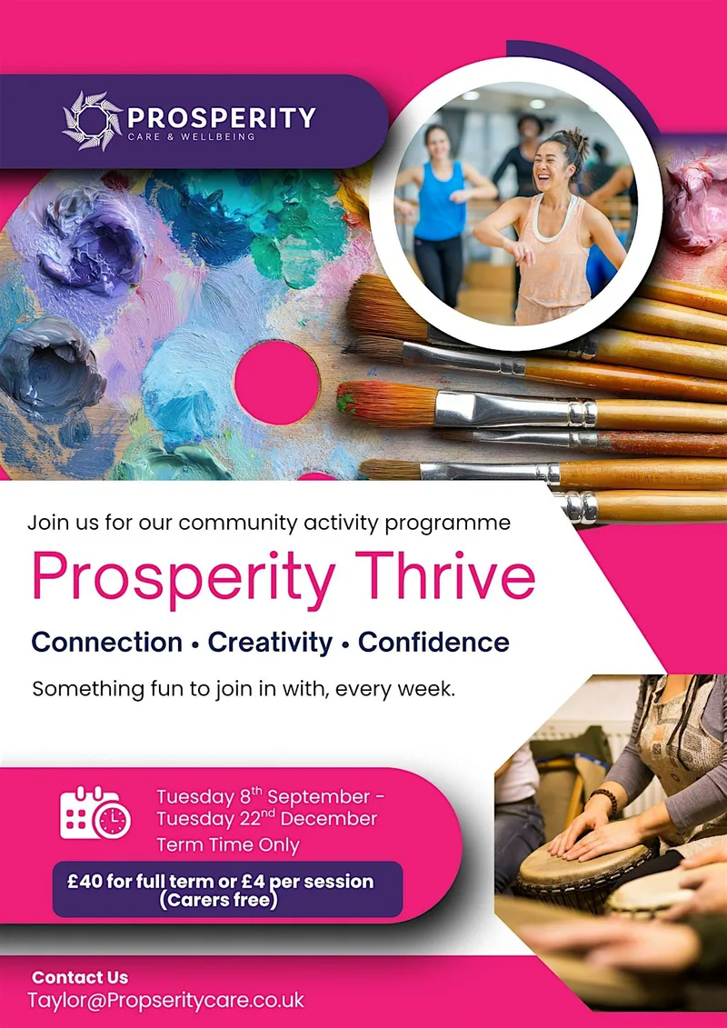 Prosperity Care and Wellbeing Presents: ‘Prosperity Thrive’