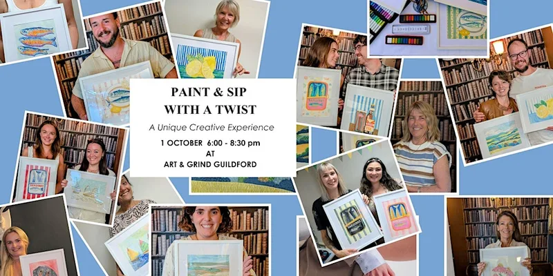Paint & Sip Guildford | A Creative Experience with a Twist