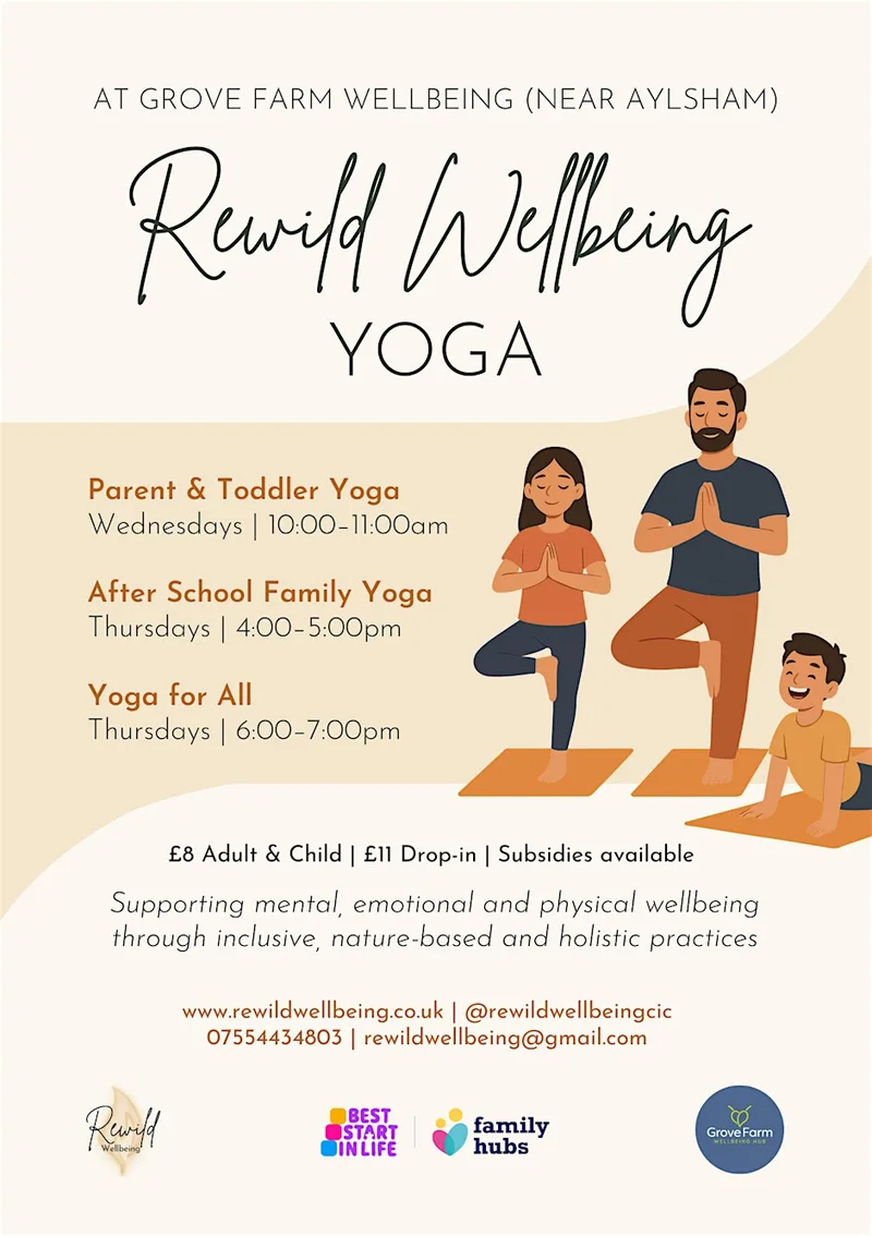 Rewild Yoga for All/ Parents & Toddlers/After School Family