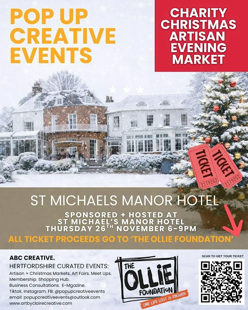 St Michael's Manor Hotel Christmas Artisan Market - thursday 26th November