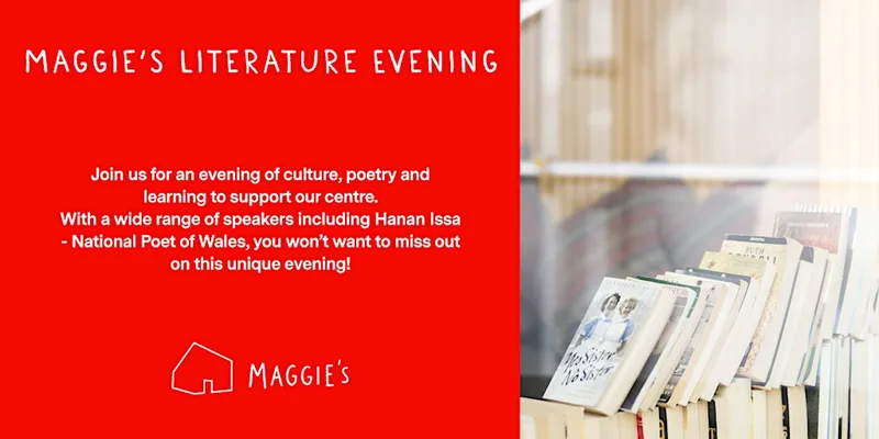 Maggie's in Cardiff Literature Evening November 2026