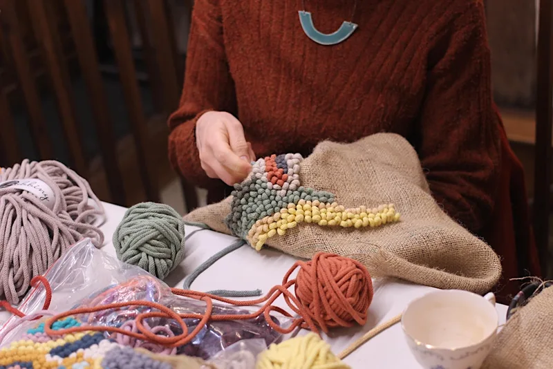 Modern Rag Rugging at Lark Design Make