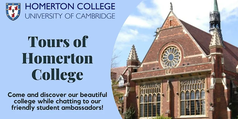 Prospective Student/ Offer Holder Tours of Homerton College 2026