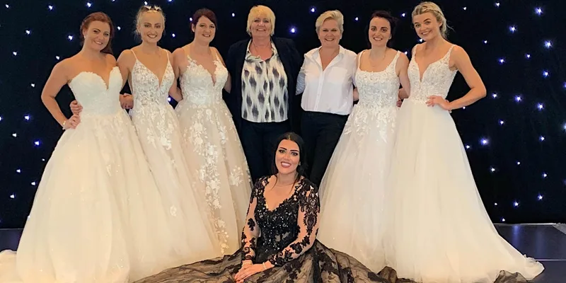 BRIDES VISITED WEDDING FAIR FASHION SHOW & BRIDAL SALE - EPSOM RACECOURSE