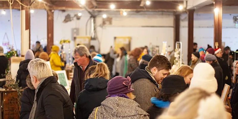 Christmas Makers Market: The Shoe Factory Social Club, Norwich.
