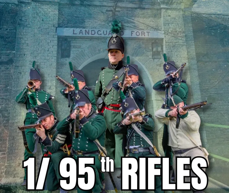 1st 95th Rifles at Landguard Fort