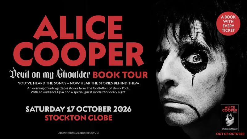 Alice Cooper: Devil on My Shoulder Book Tour